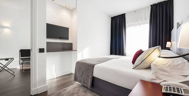 habitaciones hotel ILUNION Suites Madrid habitaciones y suites en madrid